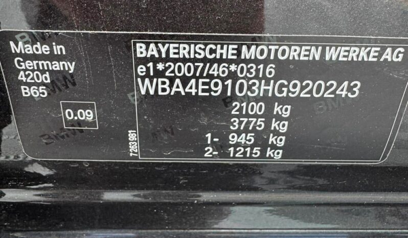 
								2017 BMW 420 GRAND COUPE pilnas									